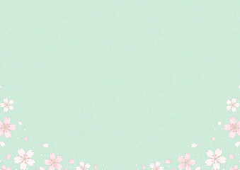 Sakura_frame05_green