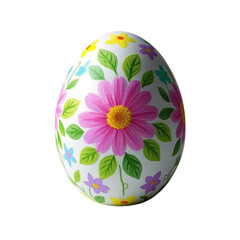 A decorated Easter egg on a white or transparent background, Easte, Happy Easer, Easter Bunny, Easter Sunday.