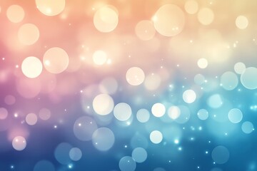Obraz premium Colorful bokeh light display abstract background digital art soft environment creative viewpoint artistic concept