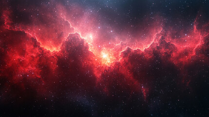 A vibrant red galaxy swirls against a sleek web design background, symbolizing innovation, energy, and limitless possibilities Perfect for digital marketing, modern branding, and futuristic aesthetics