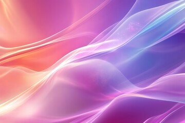 Fototapeta premium Abstract pink, purple, orange wave background