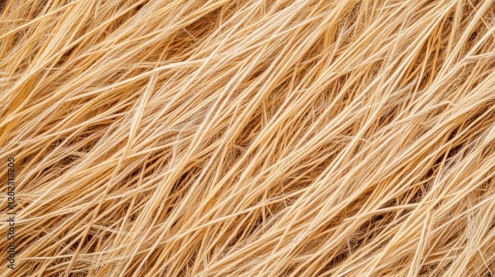 Poster natural straw texture background with golden hues and soft fibers creating a warm atmosphere, ideal 