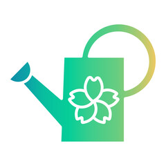 plant watering Gradient icon