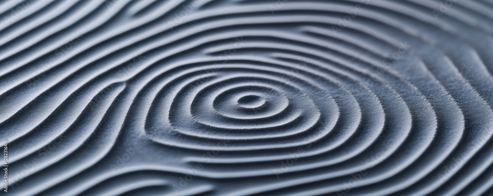 Poster abstract texture with concentric circular patterns in a smooth surface showcasing depth and dimensio