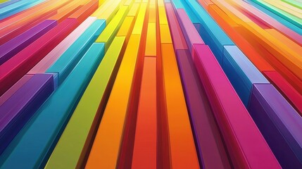 Obraz premium Investment growth bar chart flat design top view futuristic finance theme cartoon drawing colored pastel.