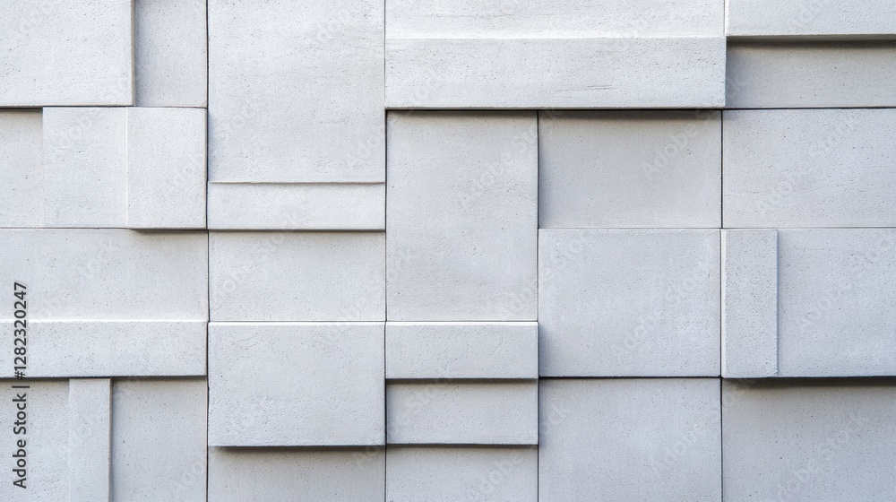 Poster modern textured wall design featuring geometric shapes and neutral tones with ample copy space for c