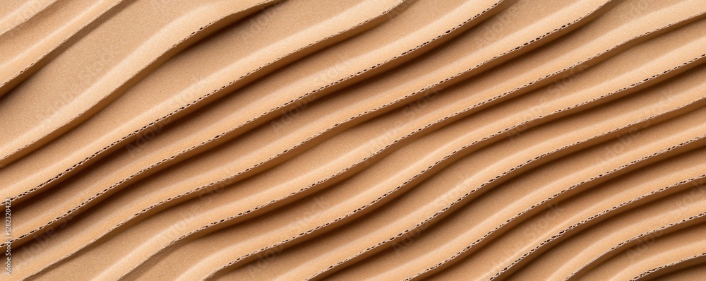 Poster elegant beige texture with flowing lines and soft curves, ideal for backgrounds and design projects,