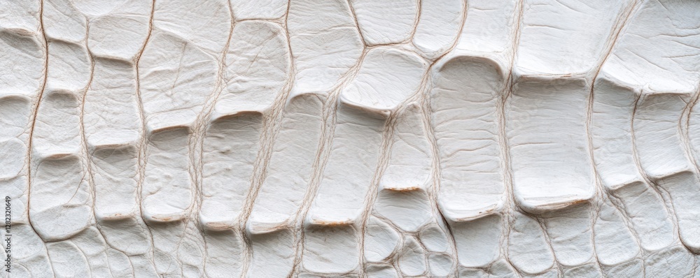 Poster elegant white textured surface with intricate patterns and smooth lines ideal for backgrounds and de