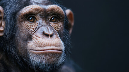 A baby monkey with a big nose and a big smile