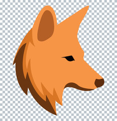 Fox Head Illustration – Modern Animal Logo and Wildlife Design