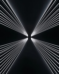 Exploring the depths of light and shadow in a modern architectural space