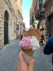 ice cream in the street