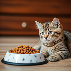 Cats enjoy their food