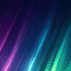 Fototapeta premium Abstract digital artwork depicting a colorful, swirling Aurora Borealis against a gradiated backdrop of blues, purples, and pinks - AI-Generated