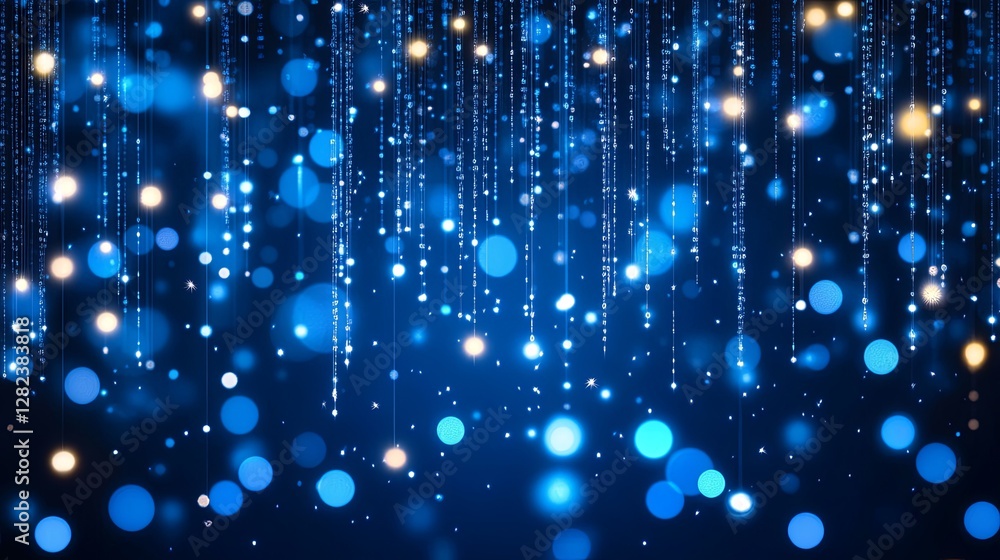 Aufkleber colorful bokeh lights create a mesmerizing backdrop with shimmering effects during a festive celebra