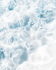 Obraz premium Water Surface Texture: Light Blue and White Ripples