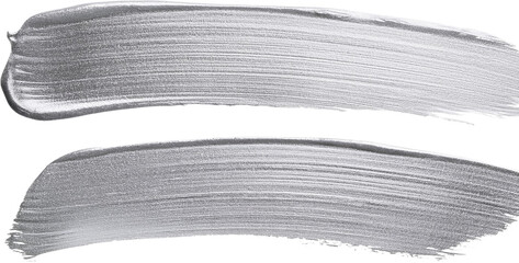 Silver Metallic Paint Brush Strokes Abstract Texture Silver Paint Design Element Graphic Resource