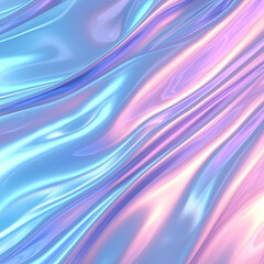 Obraz premium Image shows a vibrant, fluid-like illustration transitioning from blue to pink with an abstract style suitable for backgrounds, wallpapers, or digital art - AI-Generated