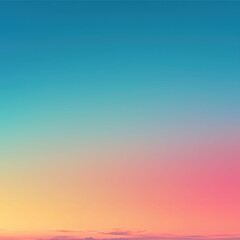 A scenic coastal landscape with vibrant sunrise sunset colors, digital artwork or enhanced photograph, vivid and surreal colors, mountains, body of water in the foreground - AI-Generated