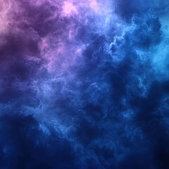Obraz premium A dramatic sky scene with a large, ominous cloud and smaller wispy tendrils Rainbow hints on the right side add a touch of beauty and hope - AI-Generated