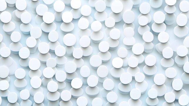 White circular pattern