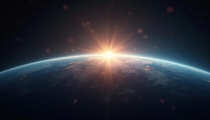 Earthrise: A Majestic Sunrise from Space