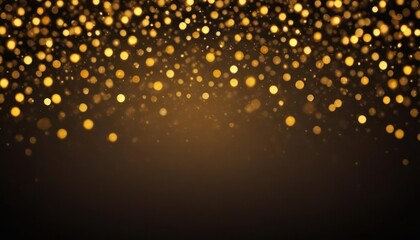 Obraz premium Golden Lights Abstract Background: Shimmering Celebration