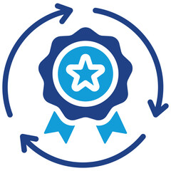 Brand Consistency Dual Tone Icon