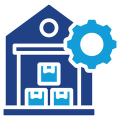 Inventory Management Dual Tone Icon