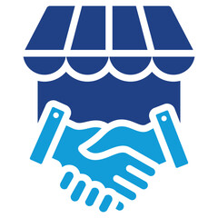 Retailer Partnership Dual Tone Icon