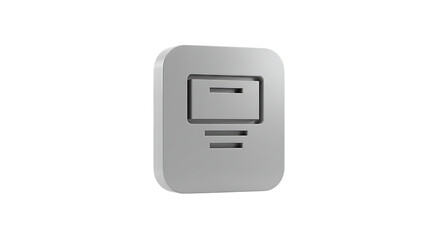 Paper Document Tray Icon Signifying Data Storage and File Organization