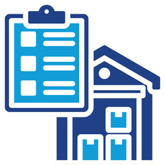 Logistics Planning Dual Tone Icon
