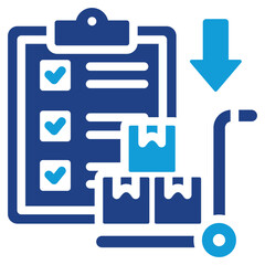 Order Fulfillment Dual Tone Icon