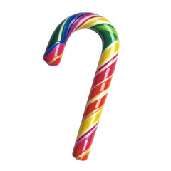 candy cane isolated on white