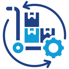 Procurement Management Dual Tone Icon