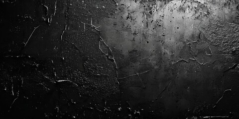 A black background with a lot of cracks and holes