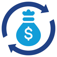 Revenue Generation Dual Tone Icon