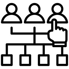 Internal Recruitment Outline Icon