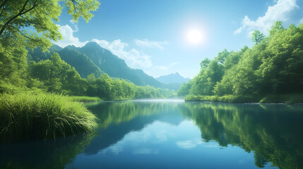 Tranquility Amidst Nature: Exploring The Harmony of Natural Landscapes and Human Perception