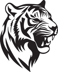 tiger head vector