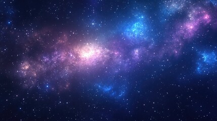 A majestic celestial display of the Milky Way, glowing brilliantly in the starlit night sky.