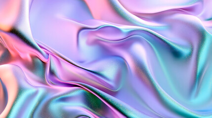 Obraz premium Blended Gradient from Lavender to Mint with Metallic Flecks