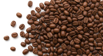 Fototapeta premium Rich aroma of freshly roasted coffee beans.