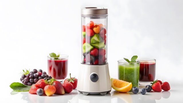 Personal Blender with Fresh Fruit and Smoothies