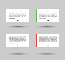 Quote template presentation minimalist for social media post design