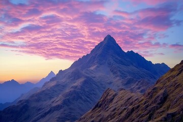 Obraz premium Quiraing mountains sunset at Isle of Skye, Scottland, United Kingdom