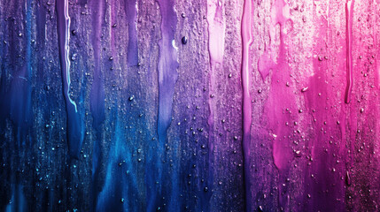 Colorful Neon Gradient with Water Droplets