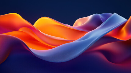 Smooth Dreamy Gradient Background with Warm Blending Tones
