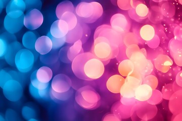 Blurry Sunset Tones with Dreamy Soft Focus Glowing Light Rays