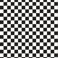 Fototapeta premium Black white checkered background. Space for graphic design. Classic checkered geometric pattern with white background